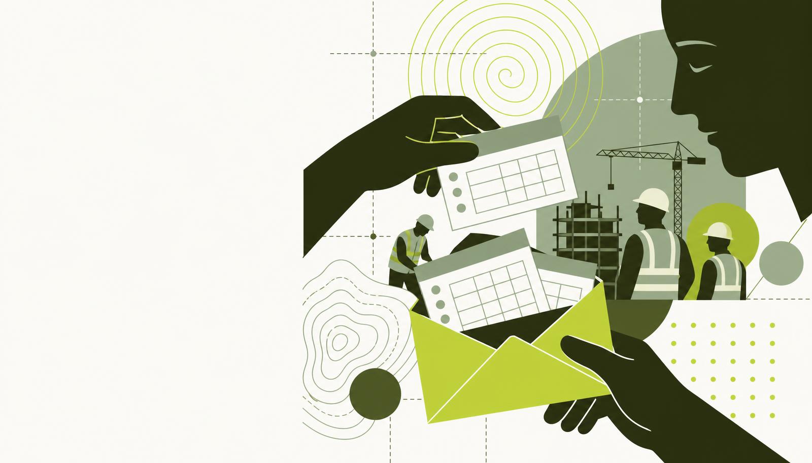 A payroll administrator processing CIS deductions in construction payroll software